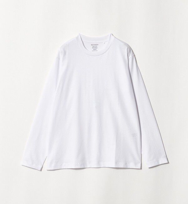 BEAUTY&YOUTH UNITED ARROWS「ハイゲージ オーガニック クルーネック カットソー 抗菌防臭」|Tシャツ・カットソー|