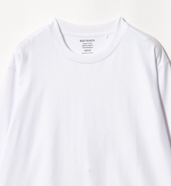BEAUTY&YOUTH UNITED ARROWS「ハイゲージ オーガニック クルーネック カットソー 抗菌防臭」|Tシャツ・カットソー|