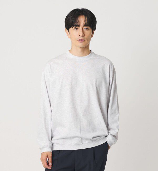 BEAUTY&YOUTH UNITED ARROWS「リファインド コットン スウェット」|Tシャツ・カットソー|LT.GRAY