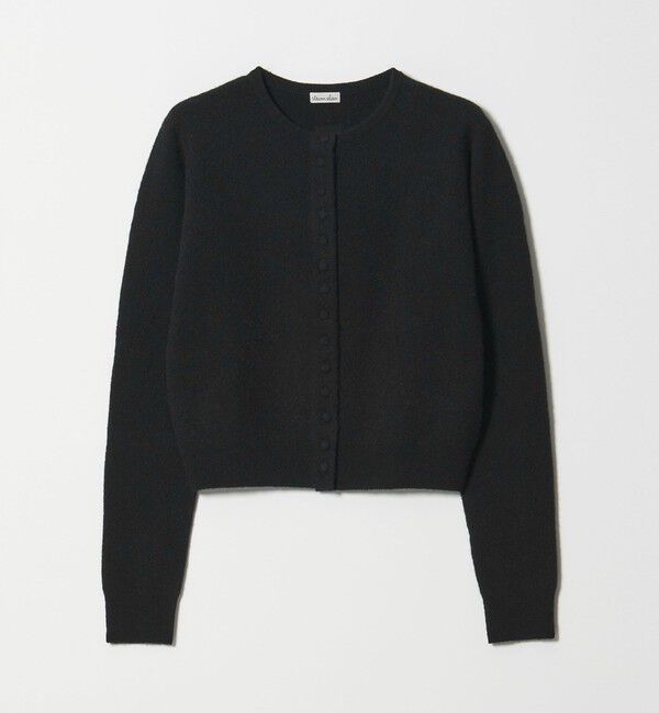 STEVEN ALAN「＜Steven Alan＞ウール ナイロン キャメル ミックス カーディガン」|カーディガン|BLACK