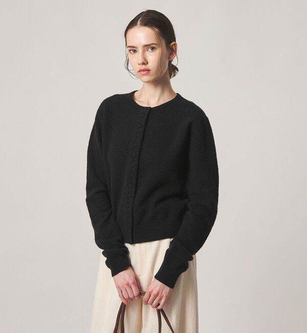 STEVEN ALAN「＜Steven Alan＞ウール ナイロン キャメル ミックス カーディガン」|カーディガン|