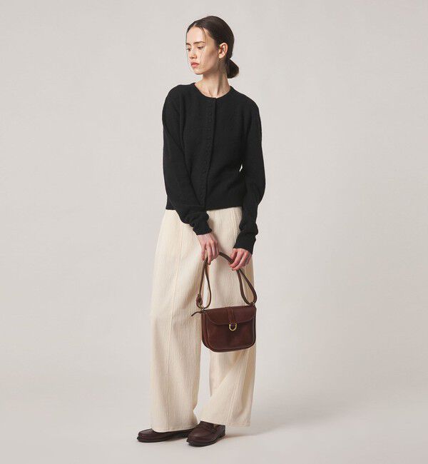 STEVEN ALAN「＜Steven Alan＞ウール ナイロン キャメル ミックス カーディガン」|カーディガン|