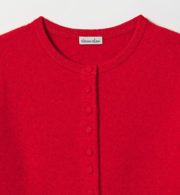 STEVEN ALAN「＜Steven Alan＞ウール ナイロン キャメル ミックス カーディガン」|カーディガン|