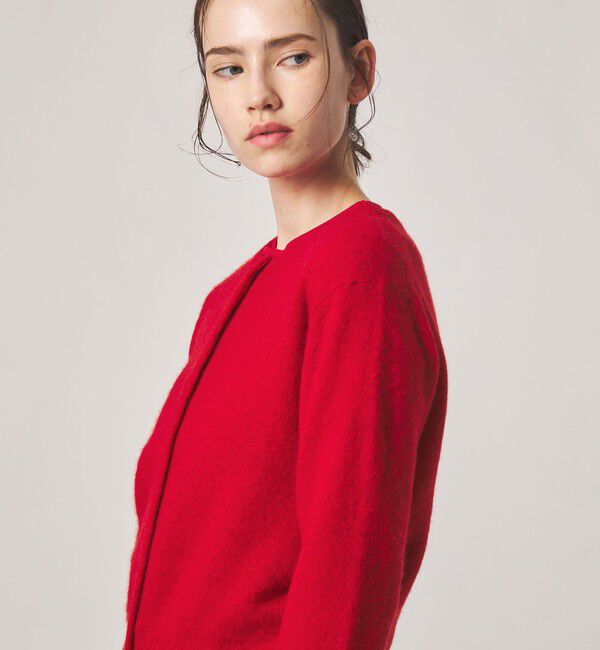 STEVEN ALAN「＜Steven Alan＞ウール ナイロン キャメル ミックス カーディガン」|カーディガン|