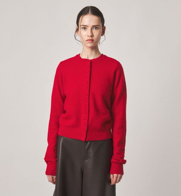 STEVEN ALAN「＜Steven Alan＞ウール ナイロン キャメル ミックス カーディガン」|カーディガン|