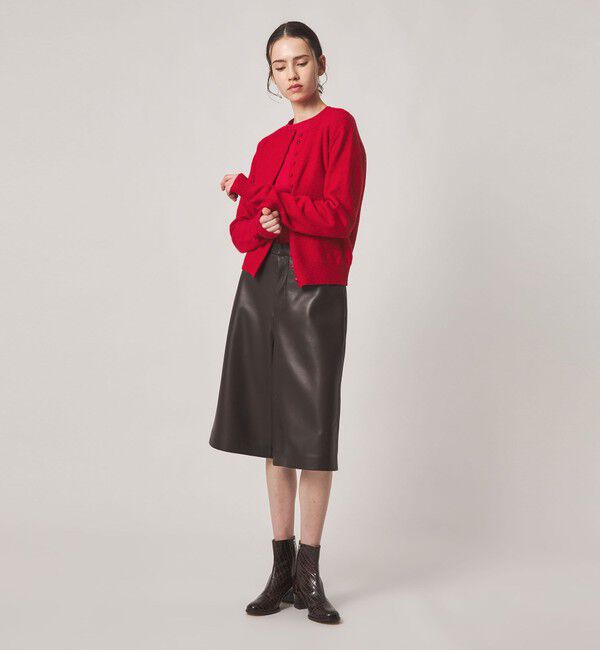 STEVEN ALAN「＜Steven Alan＞ウール ナイロン キャメル ミックス カーディガン」|カーディガン|