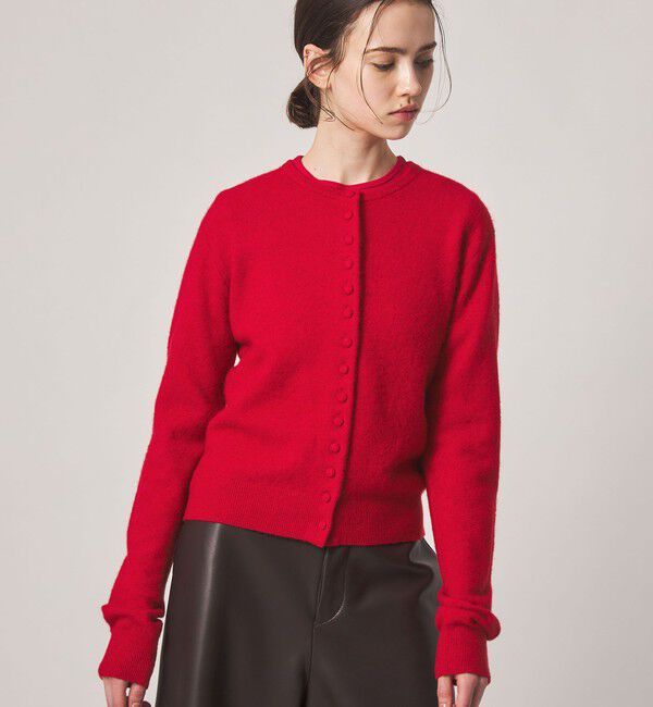STEVEN ALAN「＜Steven Alan＞ウール ナイロン キャメル ミックス カーディガン」|カーディガン|
