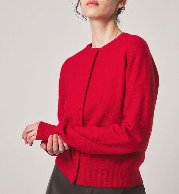 STEVEN ALAN「＜Steven Alan＞ウール ナイロン キャメル ミックス カーディガン」|カーディガン|