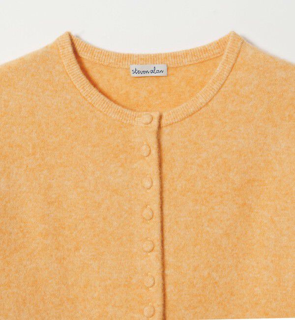 STEVEN ALAN「＜Steven Alan＞ウール ナイロン キャメル ミックス カーディガン」|カーディガン|