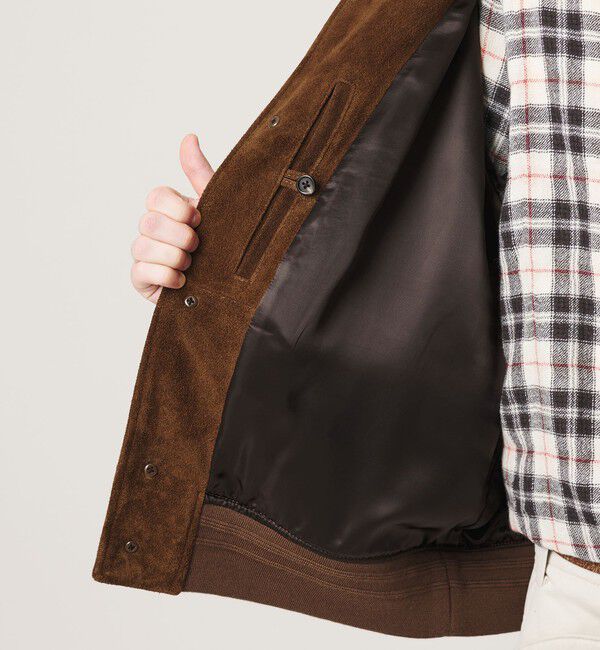 BEAUTY&YOUTH UNITED ARROWS「HI-LINE スエード ヴァルスター ブルゾン 」|その他|