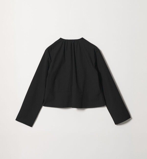 BEAUTY&YOUTH UNITED ARROWS「ソリッド＆ストライプ ラッフル シャツブラウス ウォッシャブル」|シャツ・ブラウス|