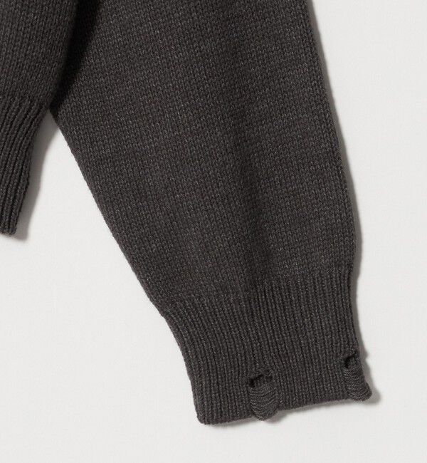 BEAUTY&YOUTH UNITED ARROWS「【別注】＜LOGAN knitting mills＞Vネック ニット フーディ」|ニット・セーター|