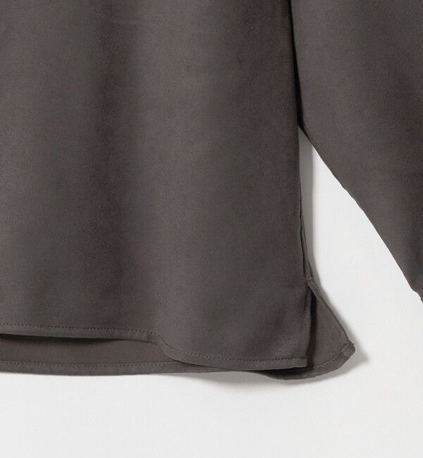 BEAUTY&YOUTH UNITED ARROWS「スエードタッチ レギュラー スクエア シャツ FORM型」|シャツ・ブラウス|