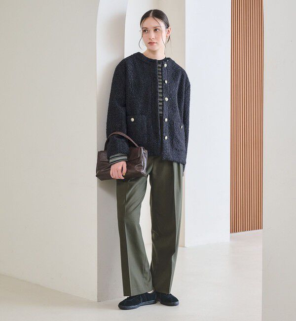 BEAUTY&YOUTH UNITED ARROWS「【WEB限定】ナッピング ノーカラージャケット」|ノーカラージャケット|