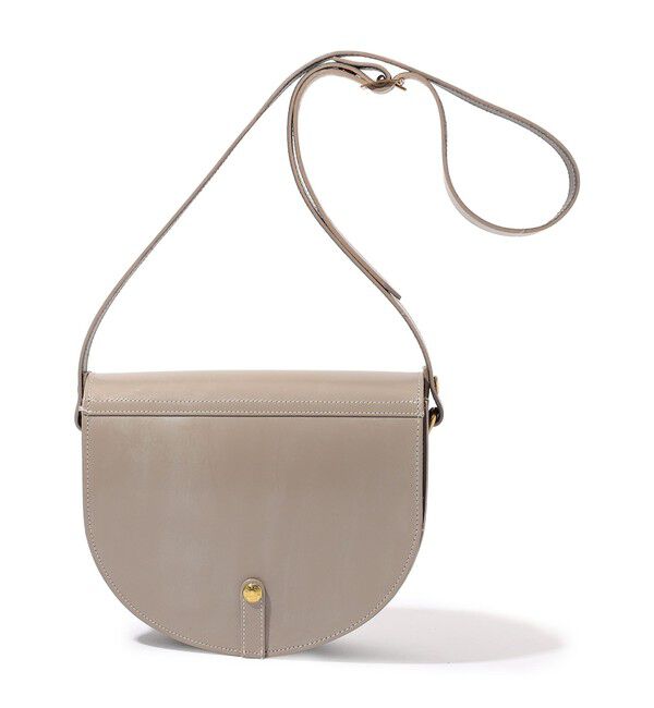 TOMORROWLAND GOODS「【別注】GLENROYAL Saddle Shoulder Bag ブライドルレザー ショルダーバッグ」|ショルダー・メッセンジャー|54 トープ