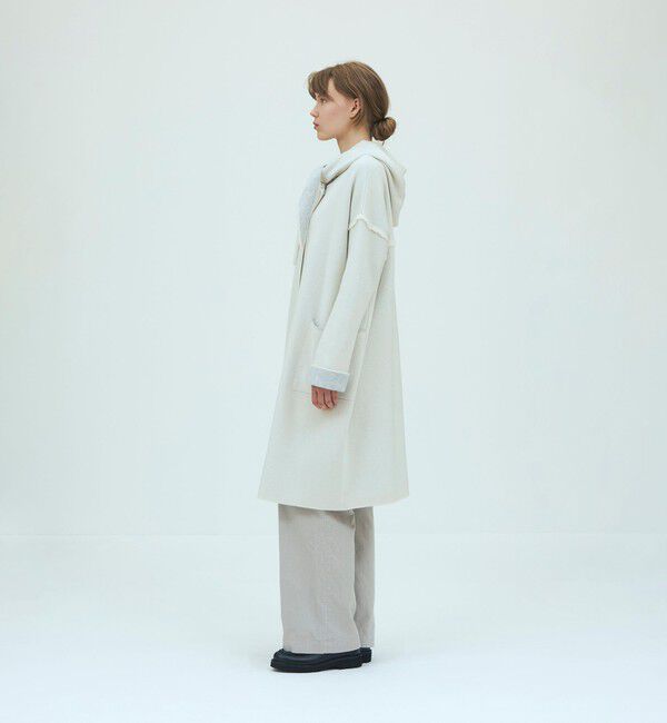 GALERIE VIE「モンゴルカシミヤ フーデッドニットコート」|その他|