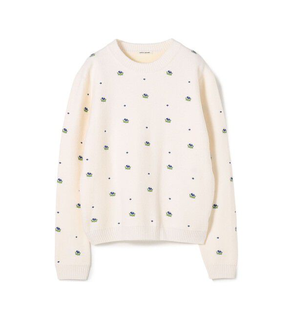 Edition「edition pourell フルールニット プルオーバー」|ニット・セーター|12 ホワイト系