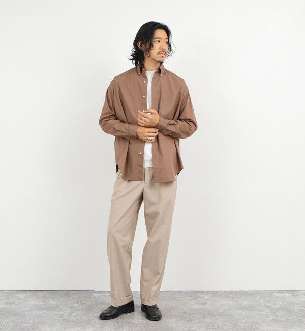 NOLLEY'S goodman「《ビジカジ対応》シルケットスムース クルーネック ドレスロンT 26AW」|Tシャツ・カットソー|