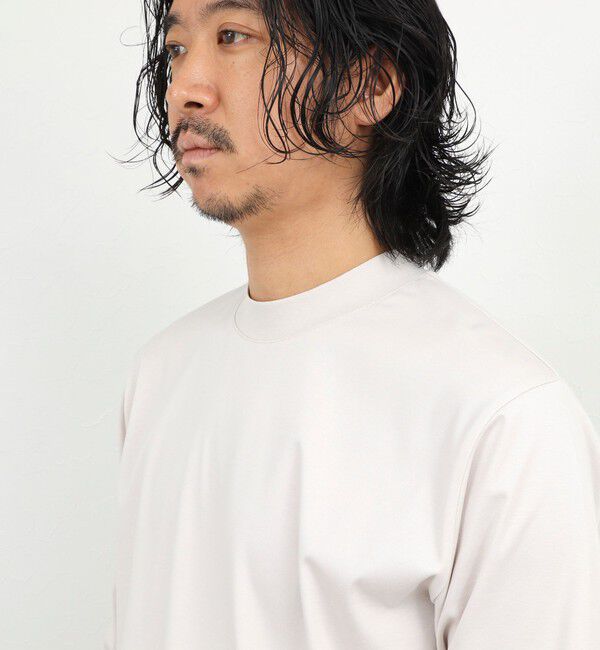 NOLLEY'S goodman「《ビジカジ対応》シルケットスムース クルーネック ドレスロンT 26AW」|Tシャツ・カットソー|