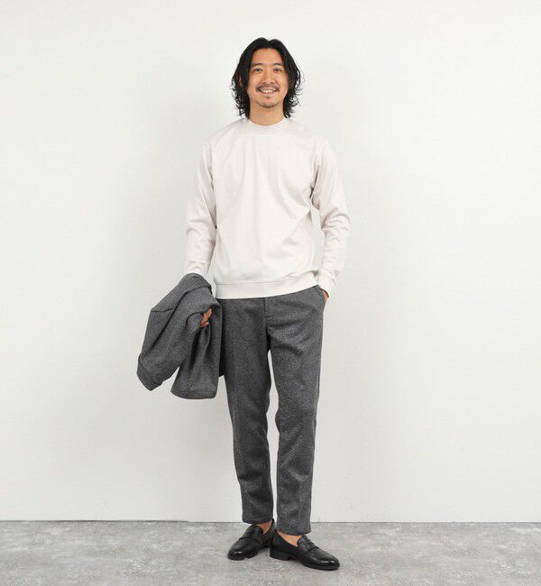 NOLLEY'S goodman「《ビジカジ対応》シルケットスムース クルーネック ドレスロンT 26AW」|Tシャツ・カットソー|