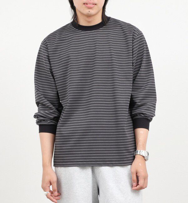 NOLLEY'S goodman「超長綿シルケットボーダーTシャツL/S 26AW」|Tシャツ・カットソー|
