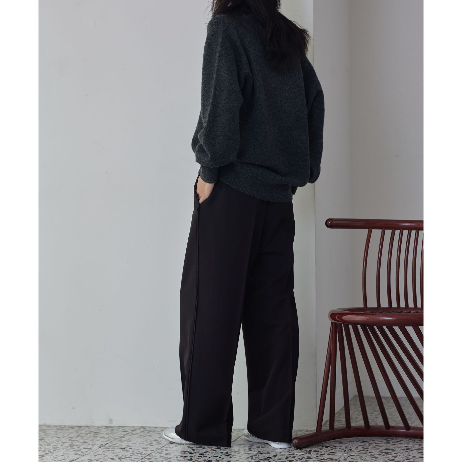 GALLEST「Comfy Slacks｜イージーストレートワイドパンツ【LIVE紹介／上枝みどりさん着用／セットア」|その他|