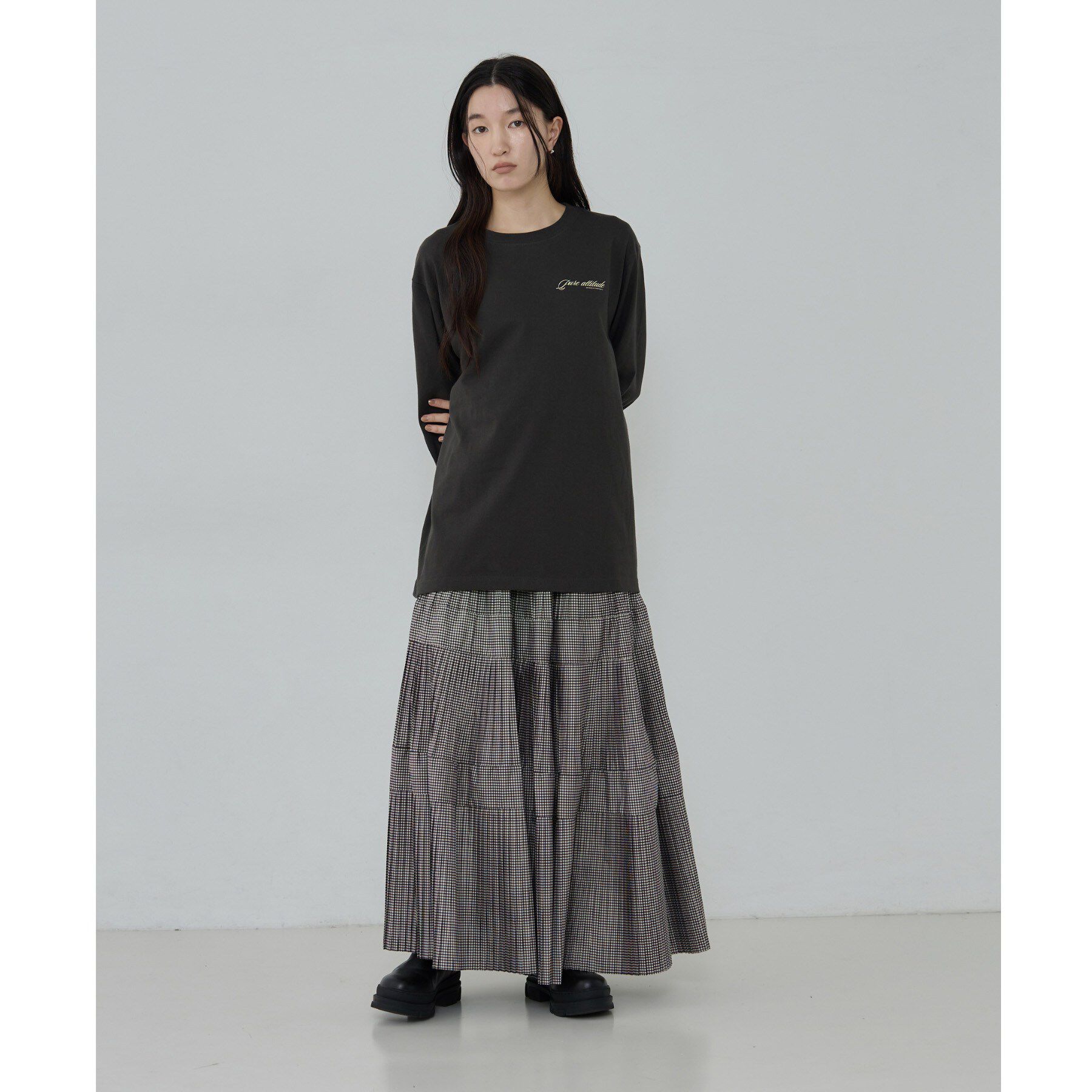 GALLEST「ワンポイントロゴロンT【LIVE紹介／上枝みどりさん着用】」|Tシャツ・カットソー|