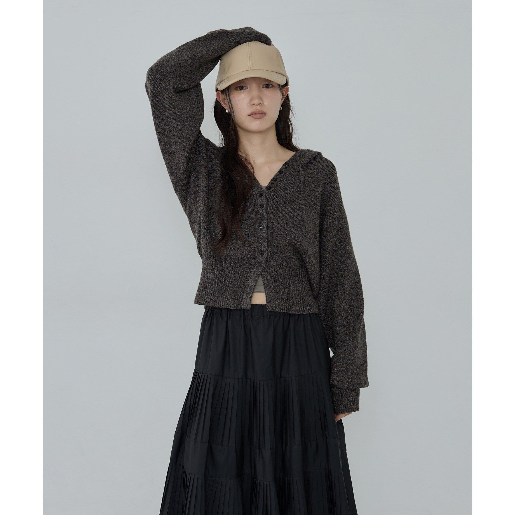 GALLEST「フーディニットカーディガン【LIVE紹介／上枝みどりさん着用】」|カーディガン|