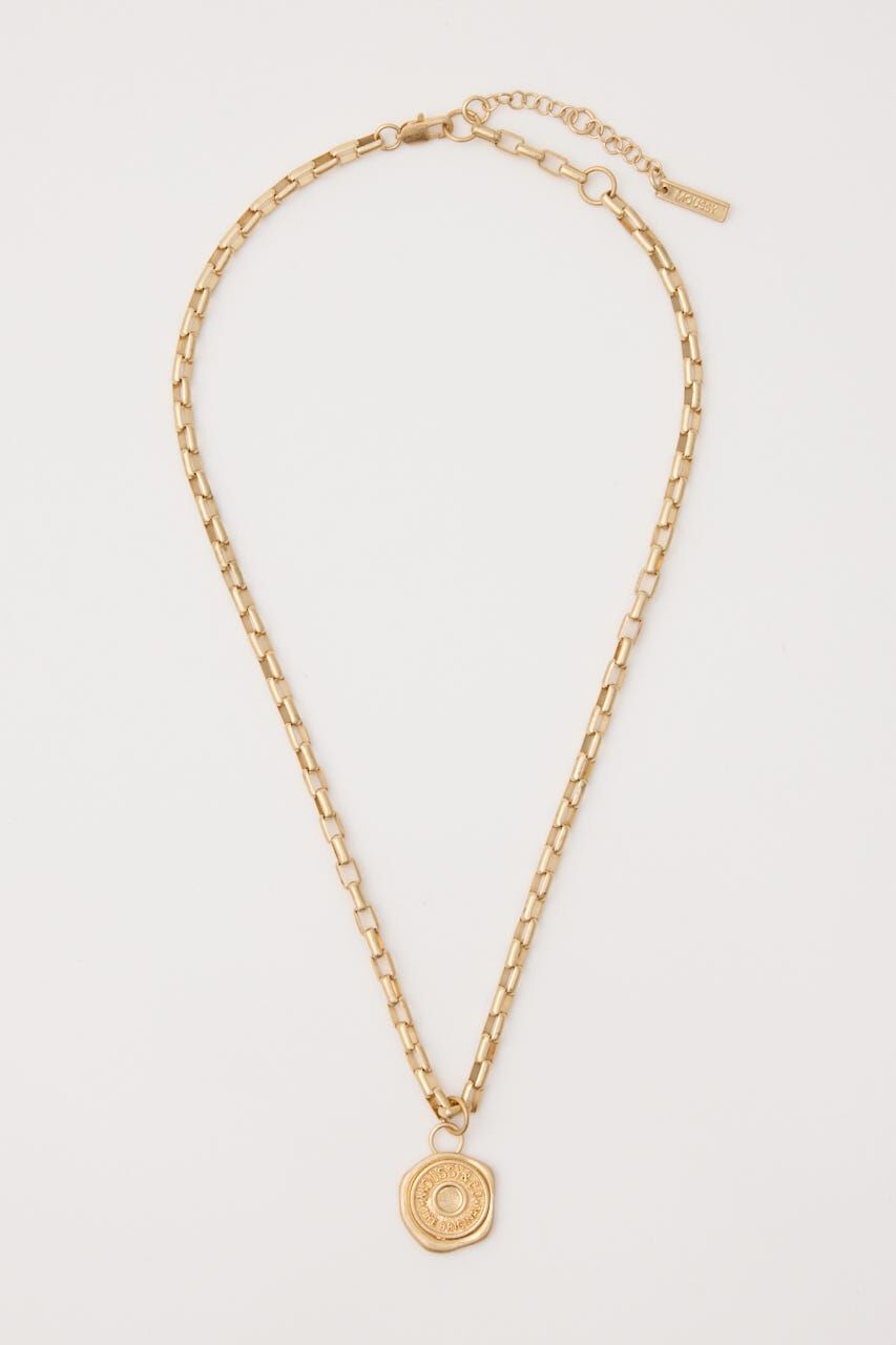 MOUSSY「STAMP CHAIN ネックレス」|ネックレス|GLD