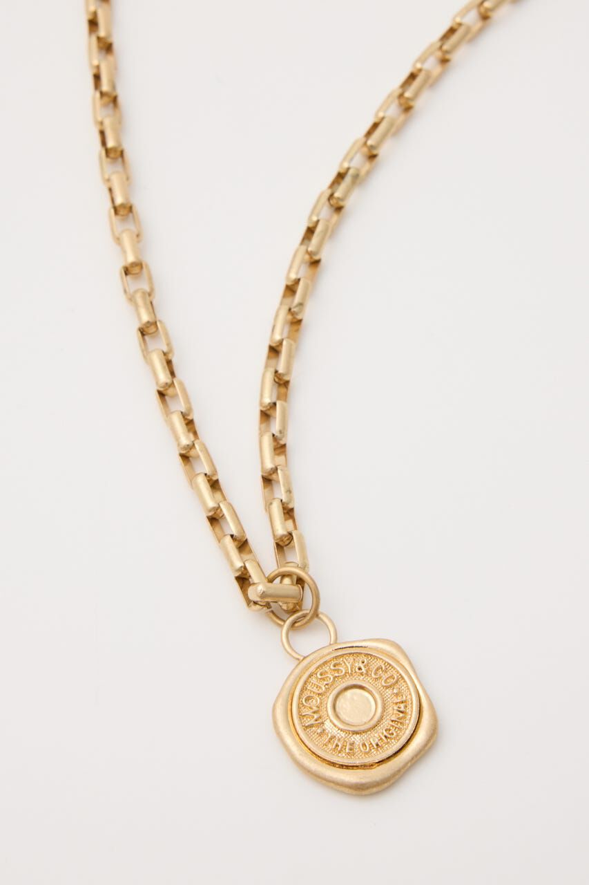 MOUSSY「STAMP CHAIN ネックレス」|ネックレス|