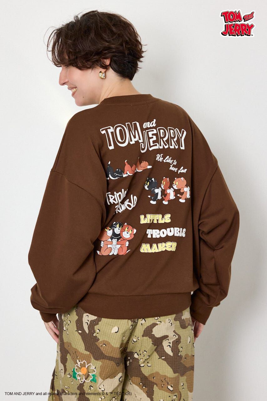 RODEO CROWNS「(TOM and JERRY)アソートスウェットトップス」|パーカー|BRN
