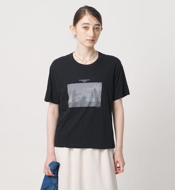 UNITED ARROWS「＜TICCA＞バンド プリント Tシャツ」|Tシャツ・カットソー|DK.GRAY