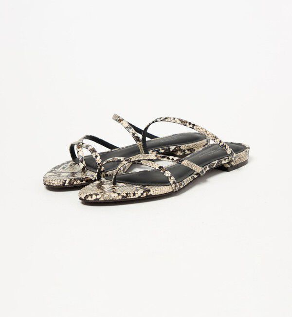 UNITED ARROWS green label relaxing「ライン フラット サンダル」|サンダル|
