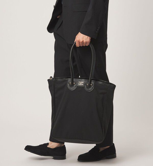 UNITED ARROWS green label relaxing「【別注】＜YOUNG&OLSEN The DRYGOODS STORE＞GLR ミリクロス トートバッグ」|トートバッグ|BLACK