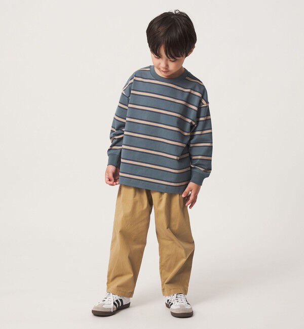 UNITED ARROWS green label relaxing「ライト ツイル ツータック パンツ / キッズ 100cm-130cm」|チノ|