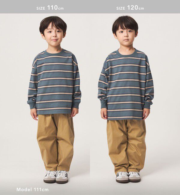UNITED ARROWS green label relaxing「ライト ツイル ツータック パンツ / キッズ 100cm-130cm」|チノ|