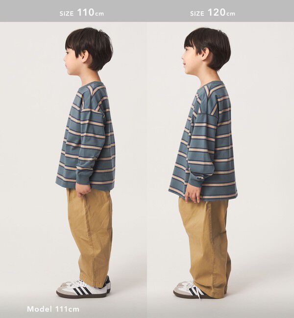 UNITED ARROWS green label relaxing「ライト ツイル ツータック パンツ / キッズ 100cm-130cm」|チノ|