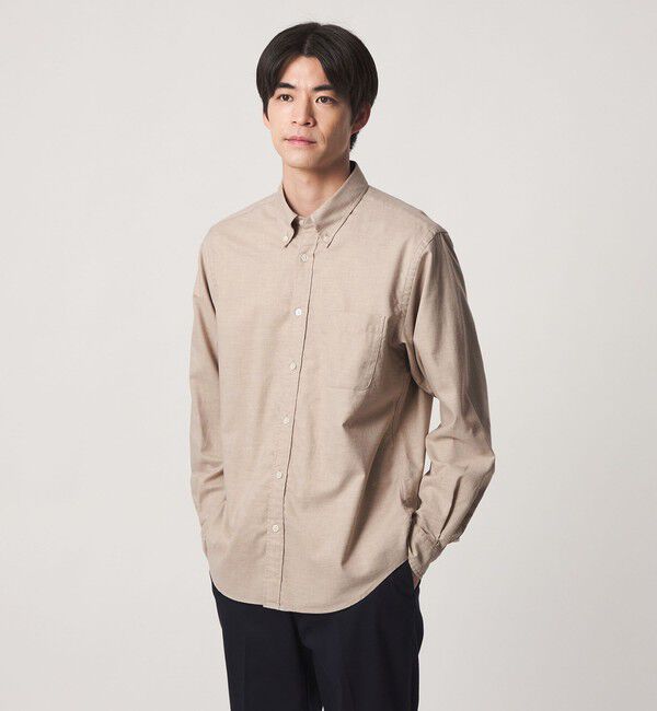 UNITED ARROWS green label relaxing「ナチュラルフィット ビエラボタンダウン 長袖 シャツ」|シャツ・ブラウス|