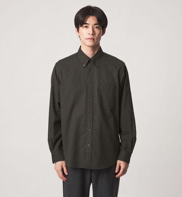 UNITED ARROWS green label relaxing「ナチュラルフィット ビエラボタンダウン 長袖 シャツ」|シャツ・ブラウス|