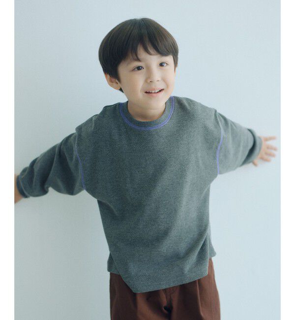 UNITED ARROWS green label relaxing「ハニカム ステッチ ロングスリーブ Tシャツ / キッズ 100cm-160cm」|Tシャツ・カットソー|