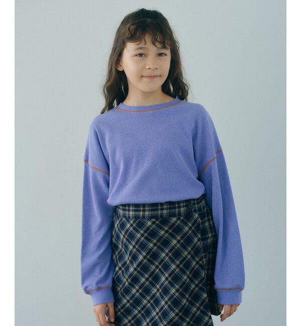 UNITED ARROWS green label relaxing「ハニカム ステッチ ロングスリーブ Tシャツ / キッズ 100cm-160cm」|Tシャツ・カットソー|LILAC
