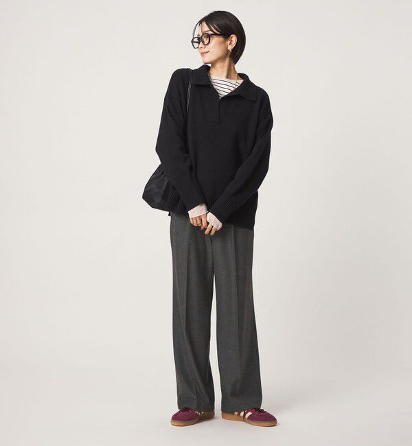 UNITED ARROWS green label relaxing「【結論シリーズ】ホッとニーハイフレアパンツ マシンウォッシャブル ストレッチ 帯電防止 」|その他|