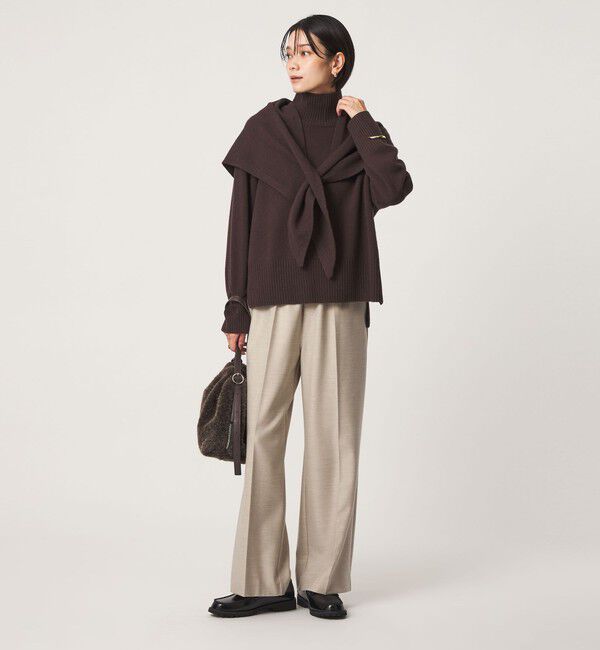 UNITED ARROWS green label relaxing「【結論シリーズ】ホッとニーハイフレアパンツ マシンウォッシャブル ストレッチ 帯電防止 」|その他|