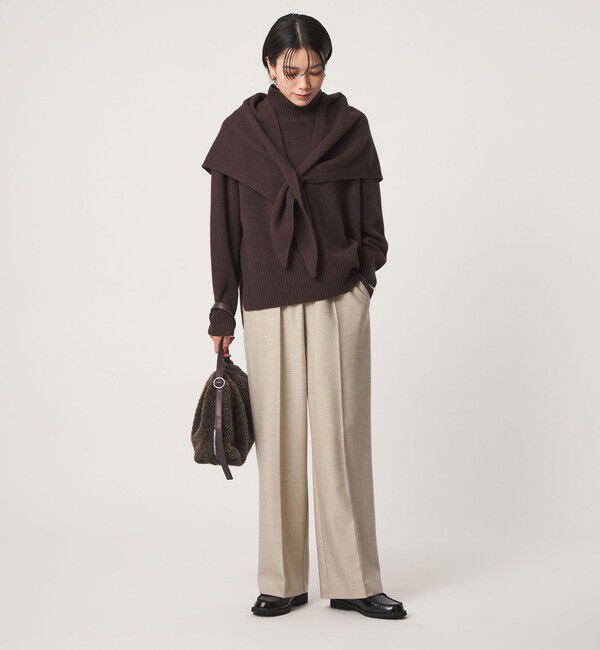 UNITED ARROWS green label relaxing「【結論シリーズ】ホッとニーハイフレアパンツ マシンウォッシャブル ストレッチ 帯電防止 」|その他|