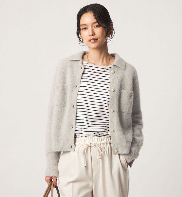UNITED ARROWS green label relaxing「【結論シリーズ】凛とヘアリーカーデ」|カーディガン|