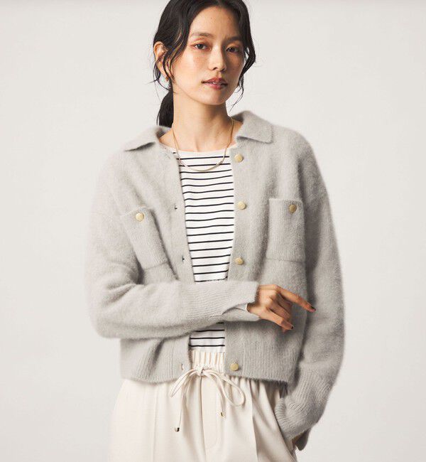 UNITED ARROWS green label relaxing「【結論シリーズ】凛とヘアリーカーデ」|カーディガン|