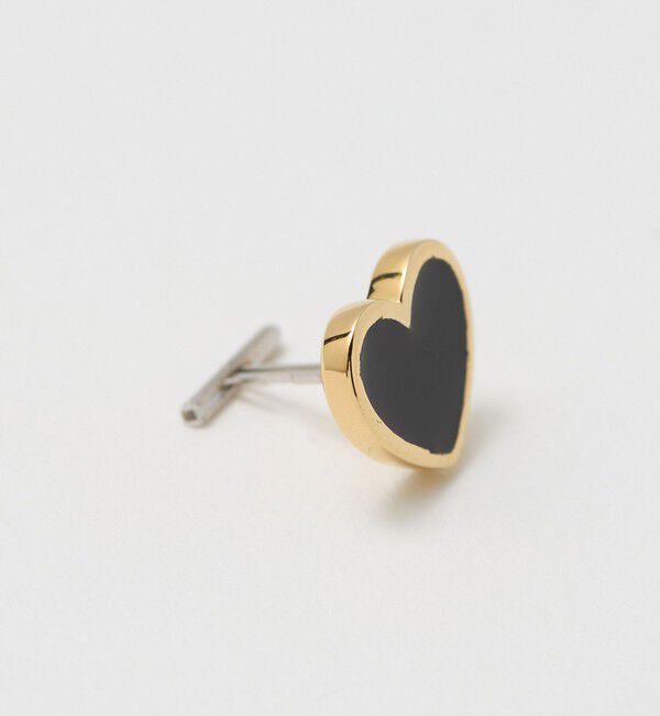 BEAUTY&YOUTH UNITED ARROWS「＜BAQLESS＞Amity Black Heart ピアス」|ピアス|