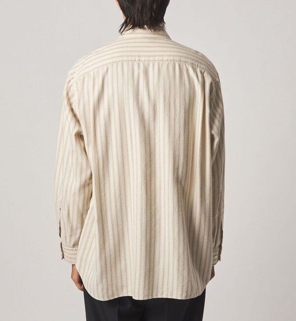 STEVEN ALAN「＜Steven Alan＞ ネル オンブレストライプ レギュラーカラー シャツ LOOSE」|シャツ・ブラウス|
