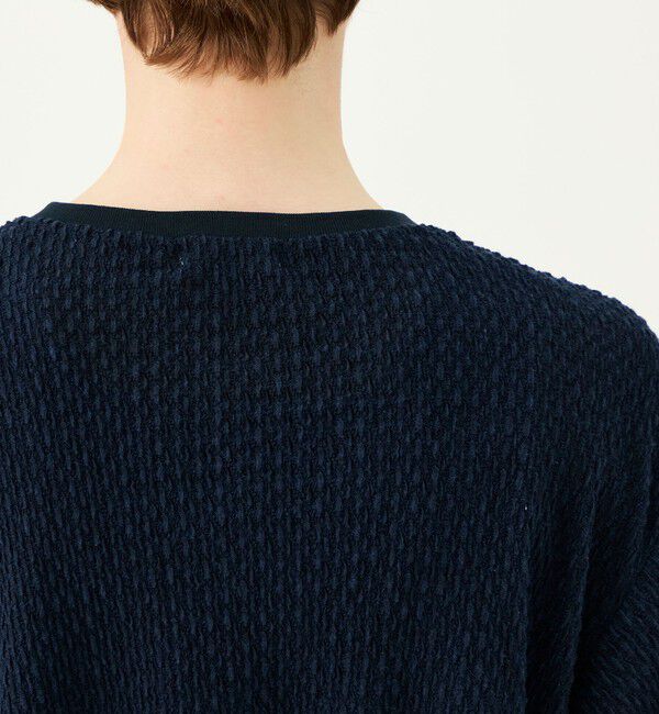 Ballsey「シアートリコット ハーフスリーブカーディガン」|カーディガン|