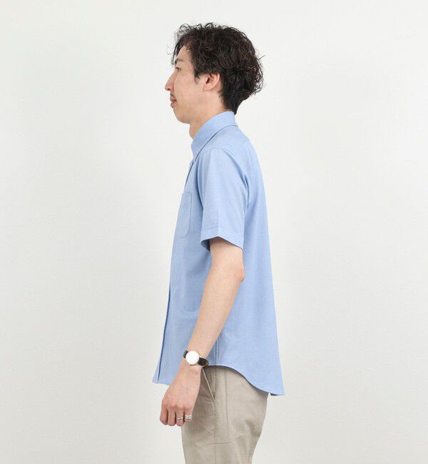 NOLLEY'S goodman「《ビジカジ対応》カノコテープBD SS 半袖ボタンダウンシャツ 26SS」|シャツ・ブラウス|
